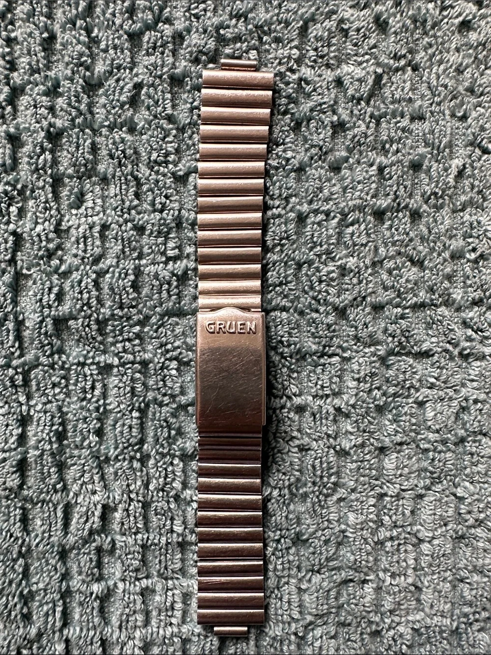 Gruen All Stainless Steel Men’s Watchband Drema Kevin Vintage Hong Kong no lugs